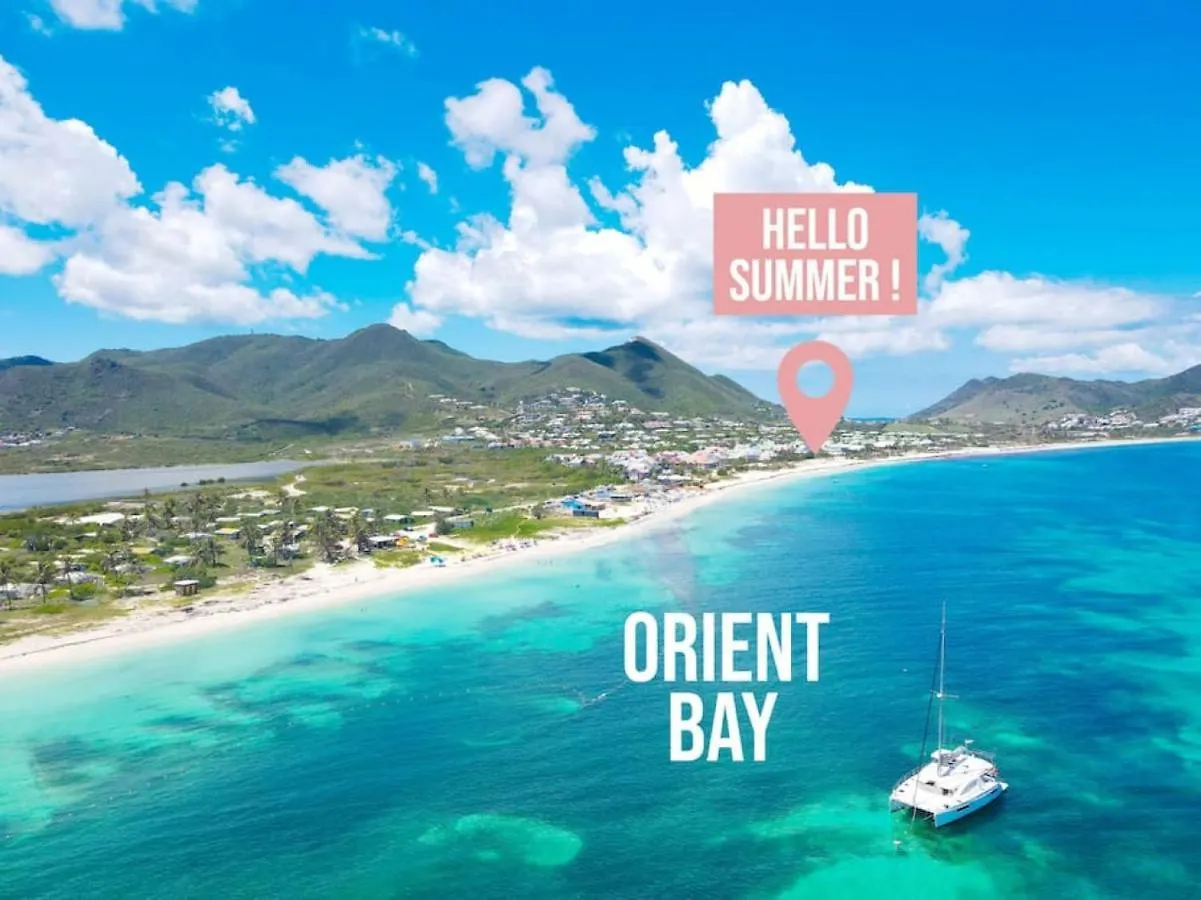 Hello Summer Large Studio On Orient Bay Beach Sint Maarten